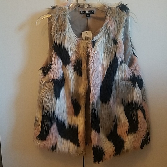 Say What? Jackets & Blazers - Brand new faux furr vest